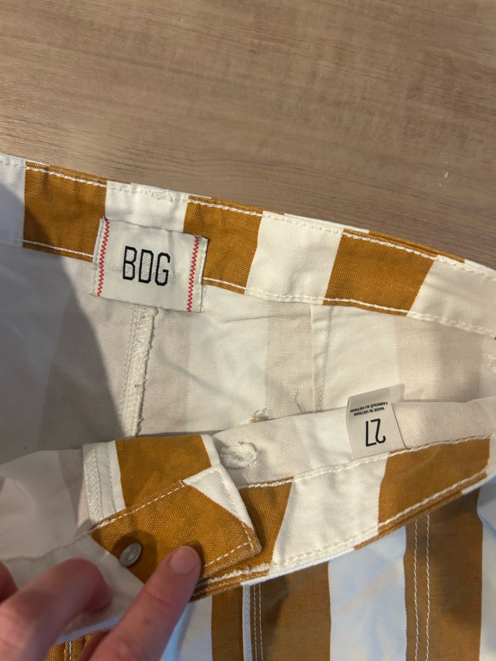 BDG Joey Striped Straight Leg Jean - Picture 6 of 6